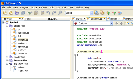 NetBeans Screenshot